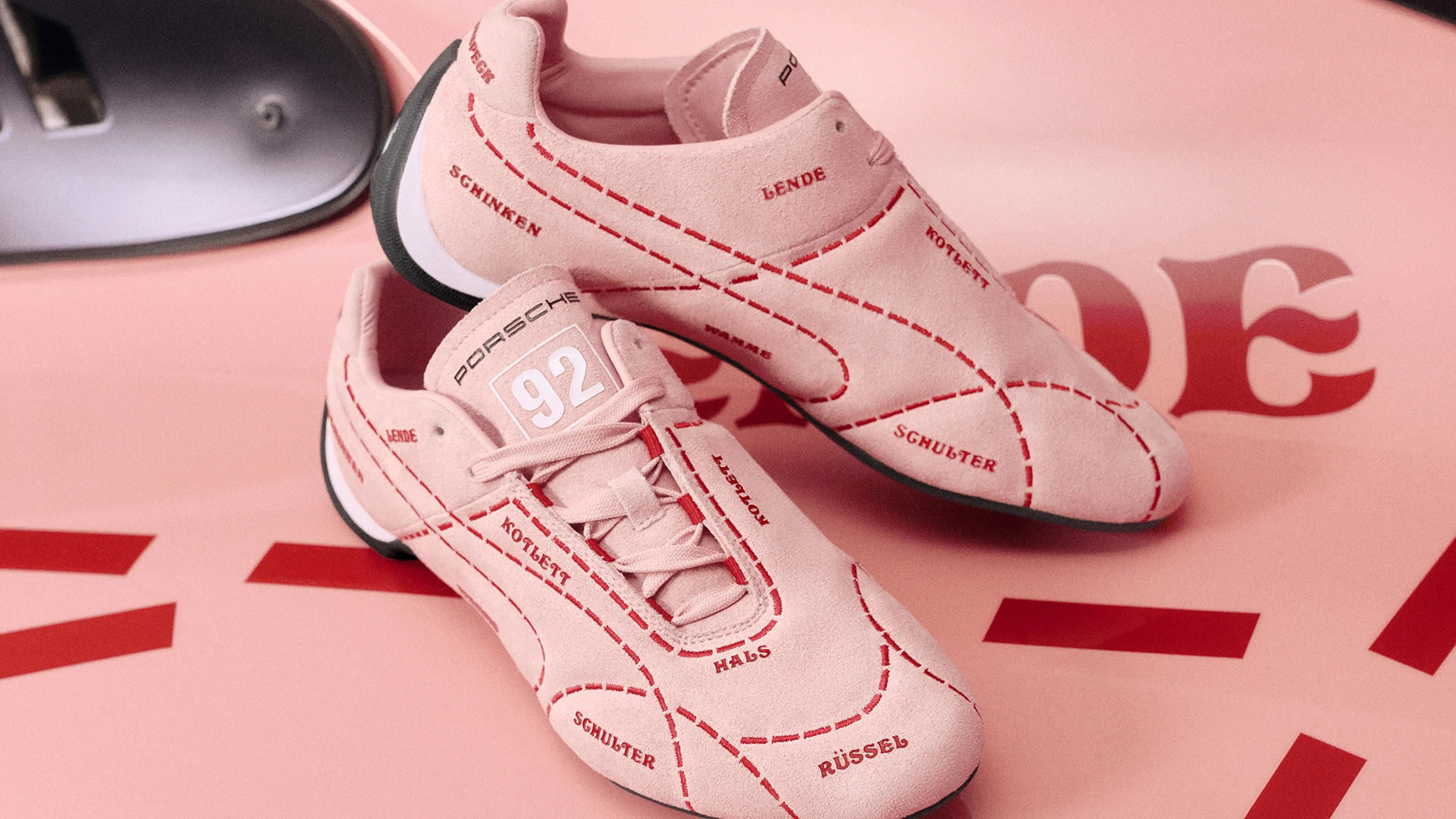 Fashion Industry News: Guess Taps Hyunjin for Spring Campaign, H&M’s Spring 2026, Towson University’s UStore, Scot Louie Curates for SHEIN, New York Liberty Official Sunglass Partner, "Pink Pigs" Racing Livery, TOMMY JEANS Spring 2026, Nike Unveils 2026 Federation Kits, Bershka’s OUT OF CORE Line & Carolina Herrera Spring 2026 Collection 21 puma media hub article racing pink porsche img 03